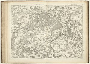 ブラバントの地図、1706 作： Flemish School